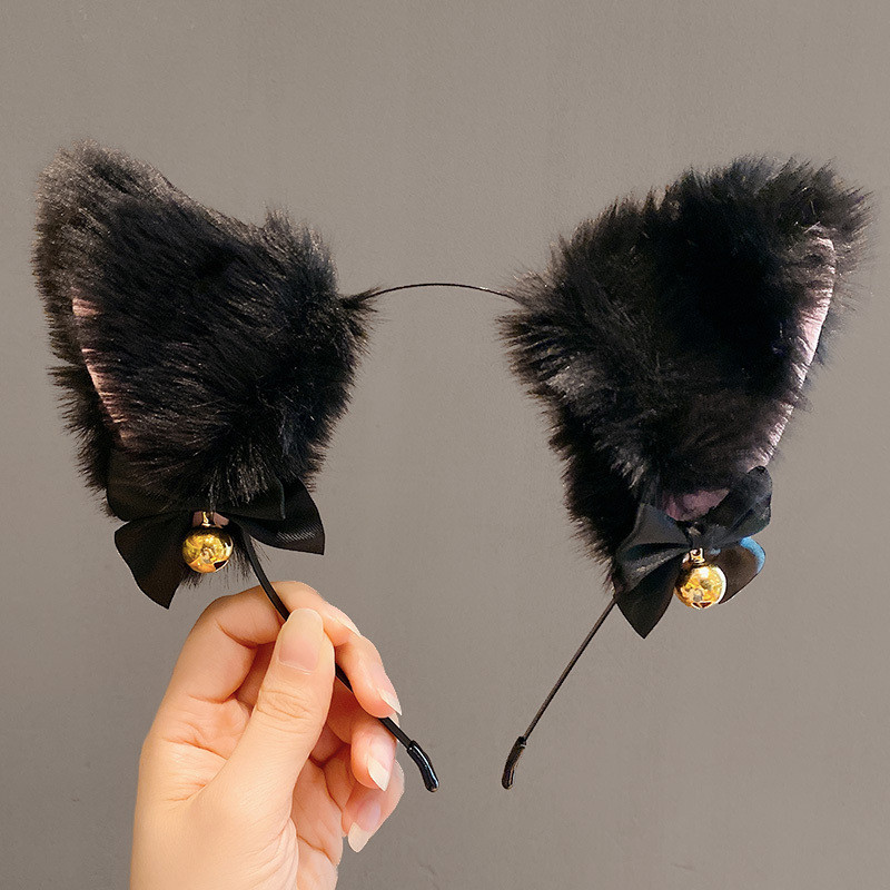 Kinky Party Serre-Tête Kitten Ears Noir
